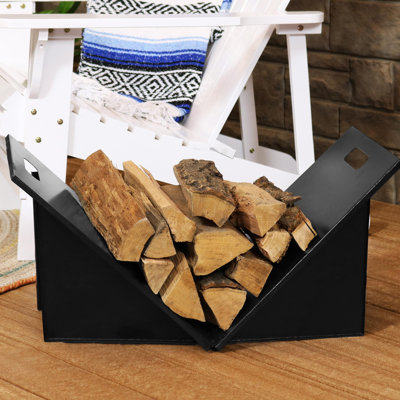 Cantrell 27.5'' W Metal Log Rack