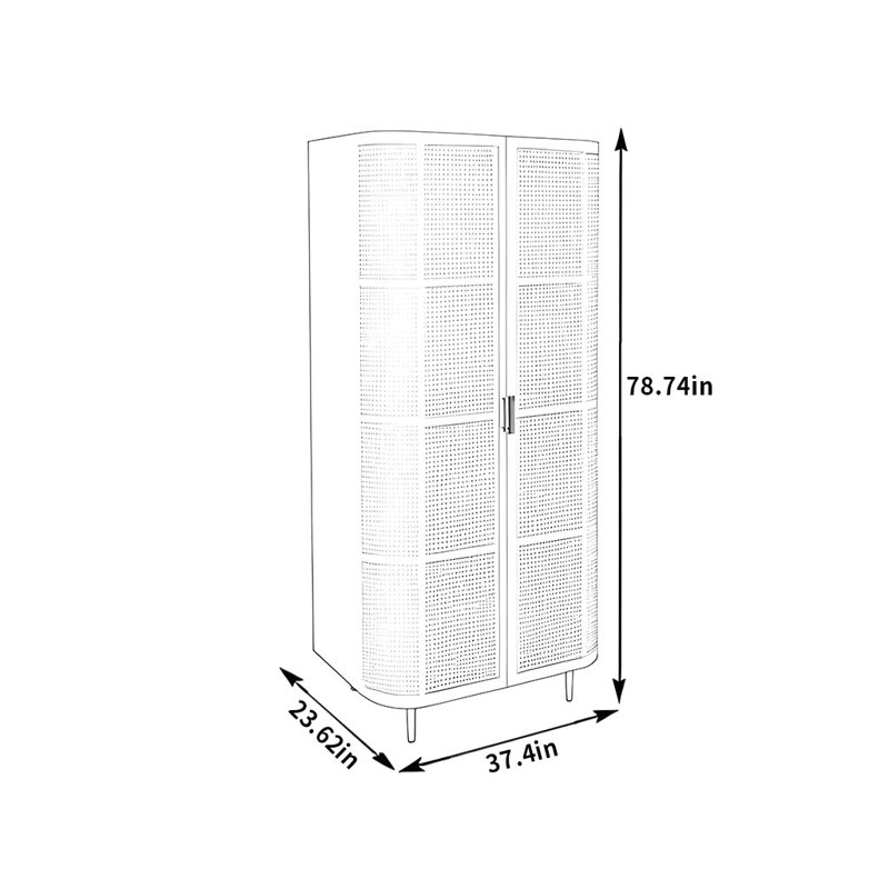 Armoire Eirian, Naturel