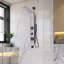 Panneau de douche 39,37 po Aura avec pomme de douche fixe-60317424