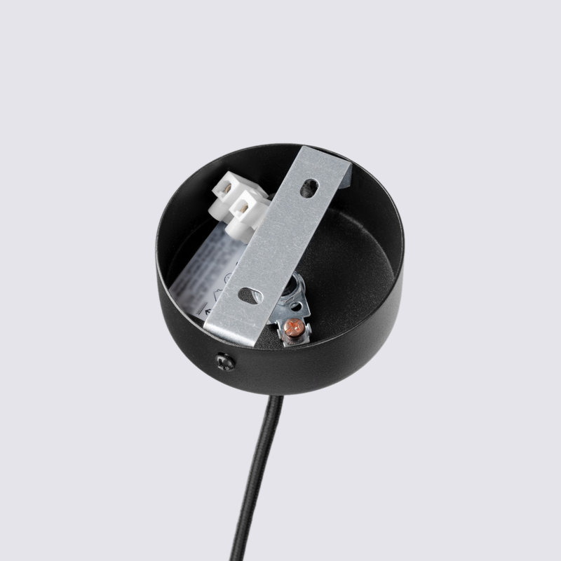Pendant lamp PELTA 1 black/beige, Yellow/Black