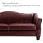 Ashantae 81.5'' Traditional Genuine Leather Sofa with Solid Tapered Wood Legs-89126767