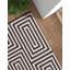 Tapis contemporain noir et blanc Bello-552257920