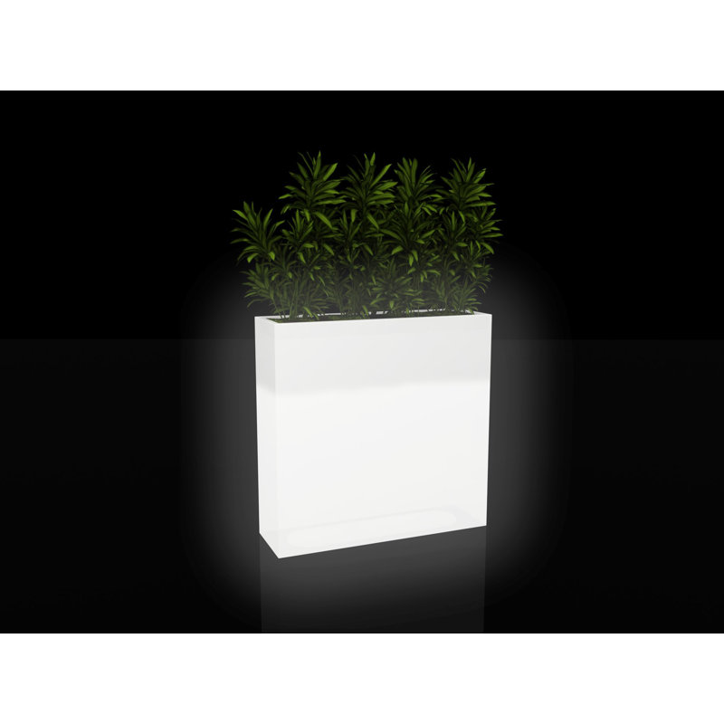 Wall Resin Planter Box, 31.5" H x 31.5" W x 9.75" D