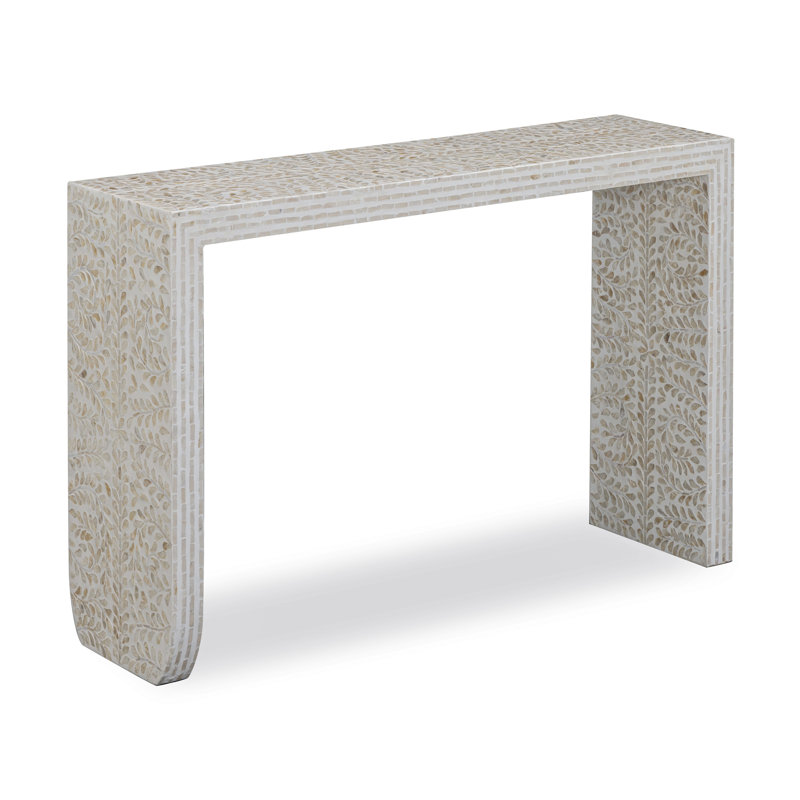Cyprus Cream Capiz Shell Console Table