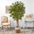 72'' Faux Maple Tree in Planter