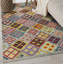 Multicolor Handwoven Wool Harlequin Diamond Geometric Modern Contemporary Carpet Rug-28269613