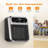Givebest 800W Wall Outlet Space Heater With Remote, Small Plug In Electric Heater LED Display With Adjustable Thermostat And Timer For Rv And Home Office Bathroom Indoor Use, 2 Pack