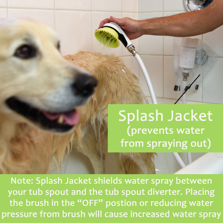 Pet Bath Brush Shower With Water Hose