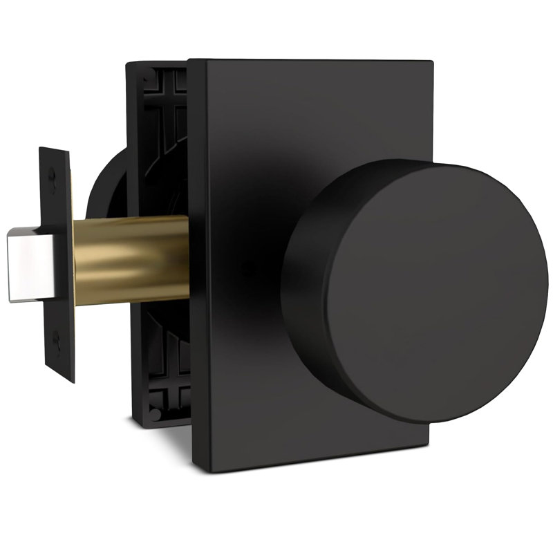 Mega Handles Laura - Ensemble de 1 poignée de porte de passage, bouton de porte pour placard et couloir, sans serrure