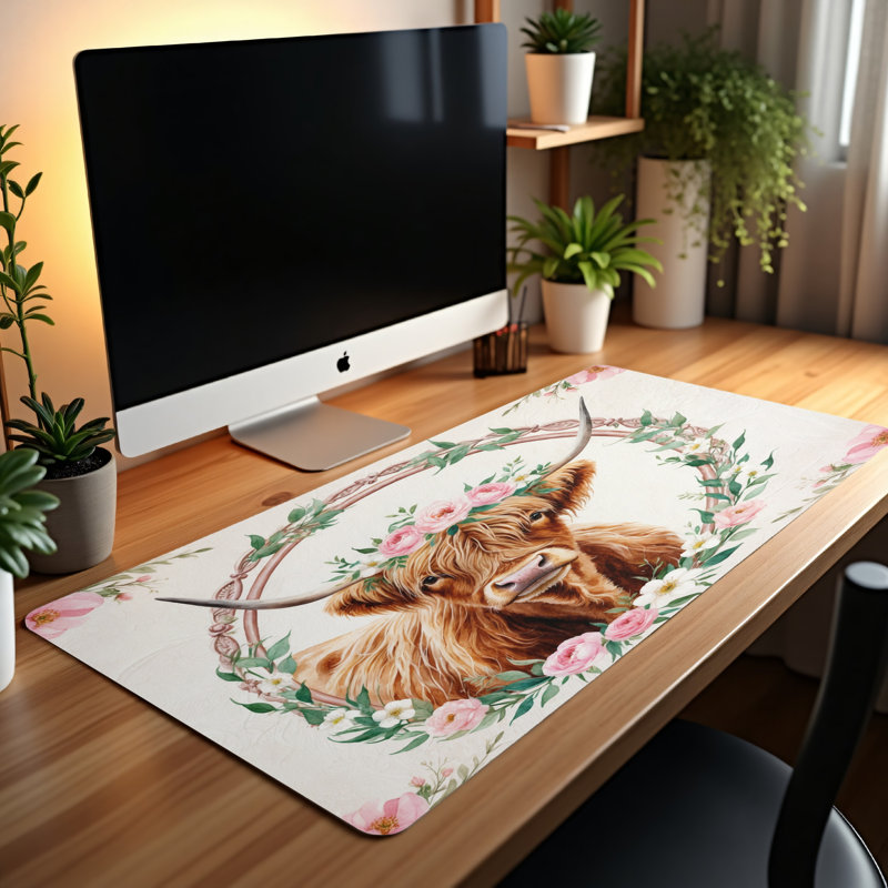 Polyester Desk Pad, 14.4x12.1