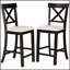 Ensemble de salle à manger à hauteur de comptoir 6 pièces avec table, tablette, 4 chaises et banc pour les salles à manger modernes-1340198899-1340198896