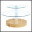 Table basse contemporaine à double couche