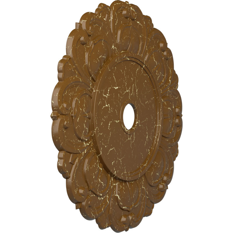 32 médaillons de plafond de 32 1/4 po de diamètre intérieur x 3 5/8 po de diamètre intérieur x 1 1/8 po de P (convient aux auvents jusqu'à 15 3/4 po)