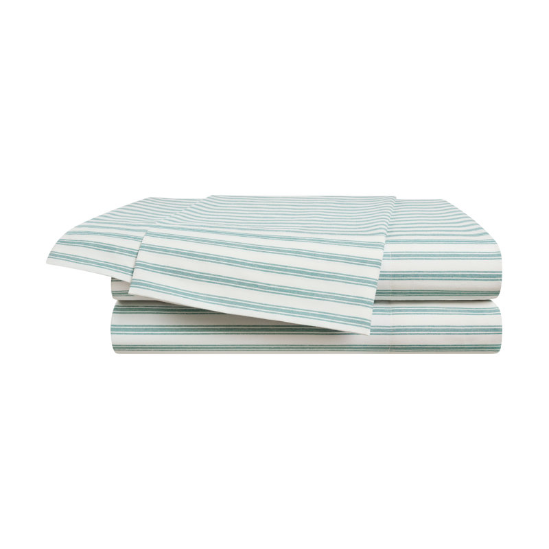 Martex Fresh & Collected Finn Sheet Set, Queen Sheet Set with 2 Pillowcases, Blue