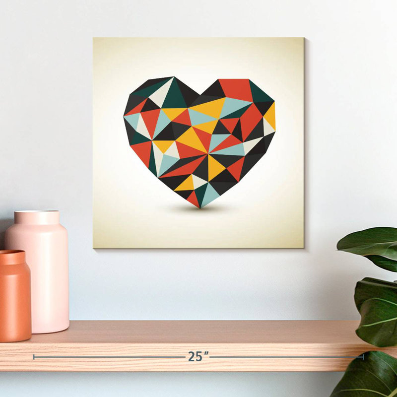 Hardie Abstract Heart, 16" H x 16" W
