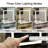 Farmhouse Vanity Desk with Sliding Mirror