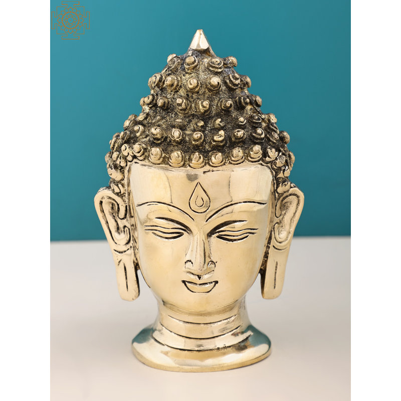 Tête de bouddha de 7 po