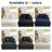 47.2" W Compression Corduroy Chaise Lounge, Deep Seat Sofa with Cup Holder and Storage Bag, No Assembly Required-759639528