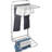 Over The Door Two-Tier Drying Rack - Space Saving & Retractable