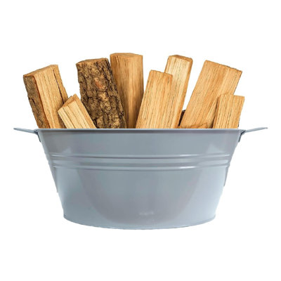 Firewood Storage Bin with Handles