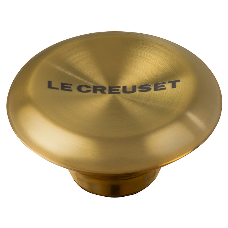 Signature Stainless Steel Knob, 2.2" W, Gold