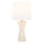Lampe de table carrée en céramique 26 po Curvo-1666111103
