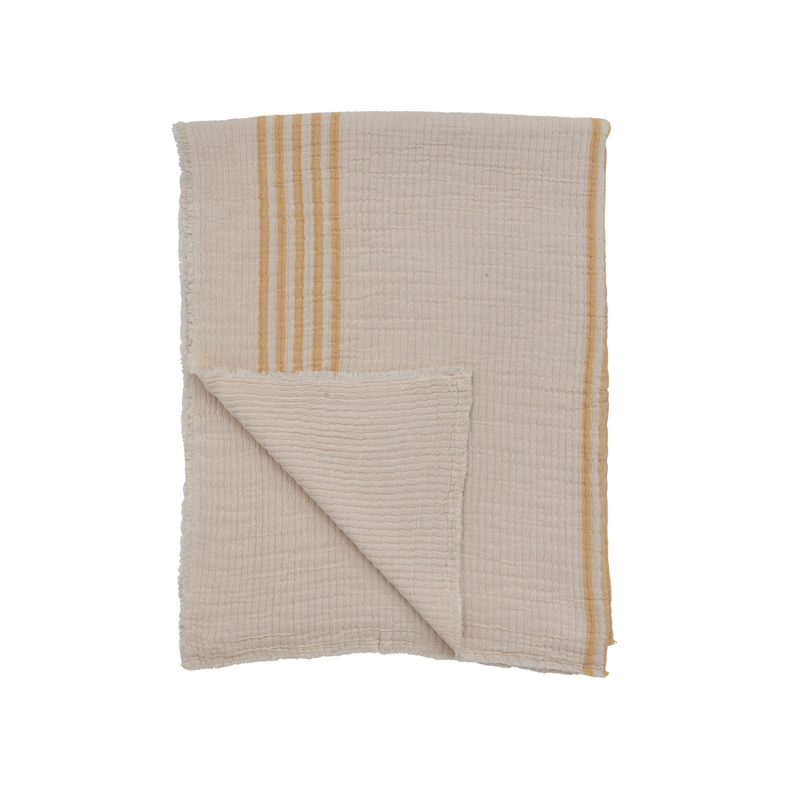 Cotton Hand Woven Throw Blanket