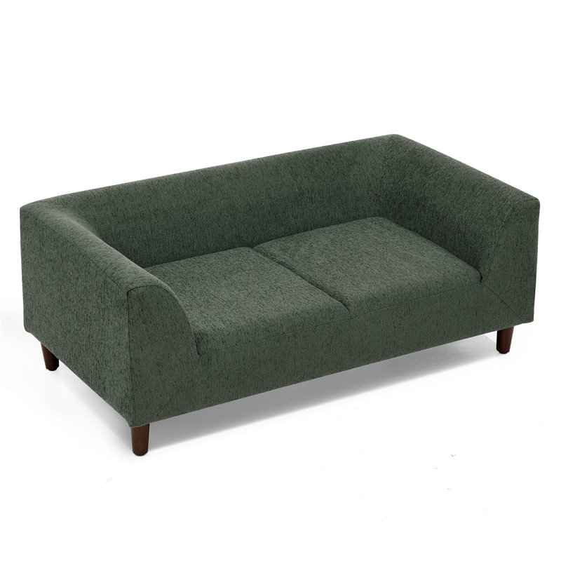 Soft and Comfortable Durable Elevated Dog Sofa Bed with Backrest and Armrests Rectangular Pet Sofas Couch for Small and Medium-sized Dogs