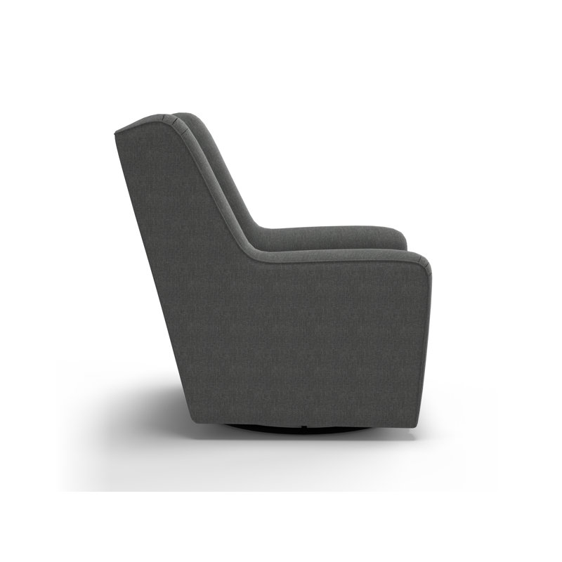 Fauteuil oscillant pivotant Miranda, Gris anthracite performance