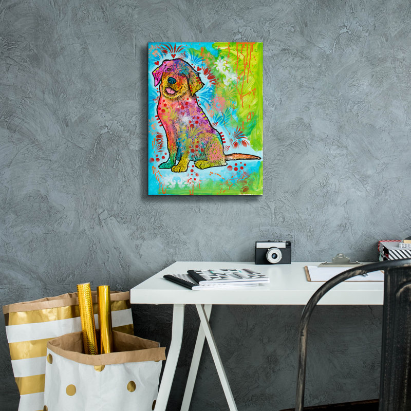 "Animal Bebees - pourrait être amis" par Dean Russo, H 16 po x l 12 po x P 0,75 po