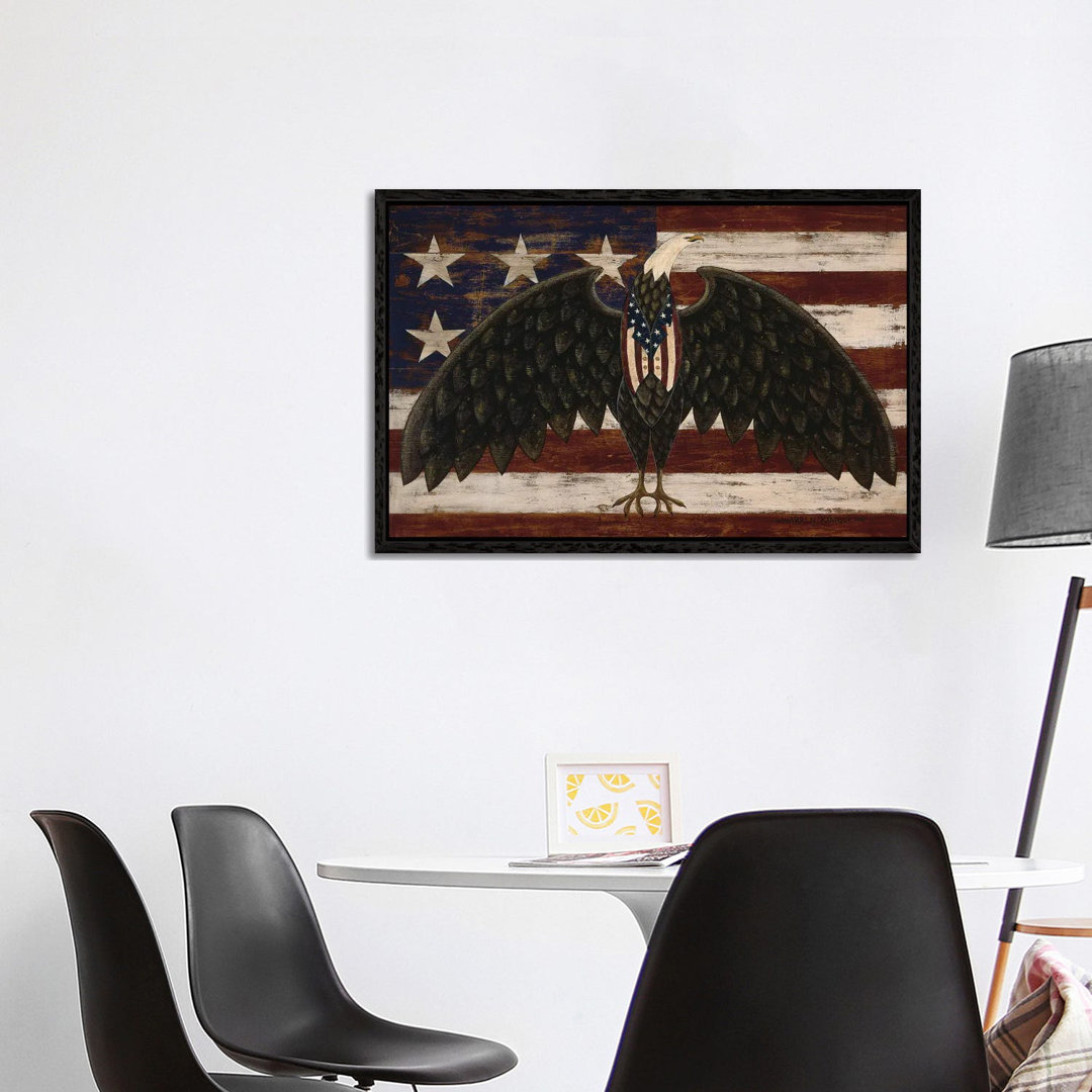 Liberty von Warren Kimble - Galerie-verpackte Leinwand Giclée auf Leinwand