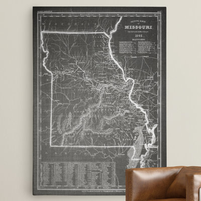 " Antique Map Missouri "