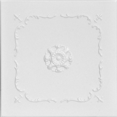 Bourbon Street 1.6 ft. X 1.6 ft. Glue-up Polystyrene Ceiling Tile