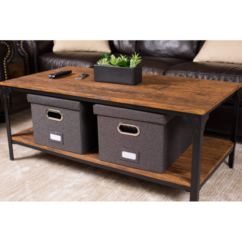 Caisse de rangement pliable en tissu