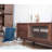 Simple black walnut TV audio-visual cabinet