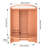 6 Person Outdoor Patchwork Red Cedar Traditional Steam Barrel Sauna With Half-Viewing Window