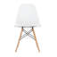 Chaise Eiffel en acrylique avec pieds en bois