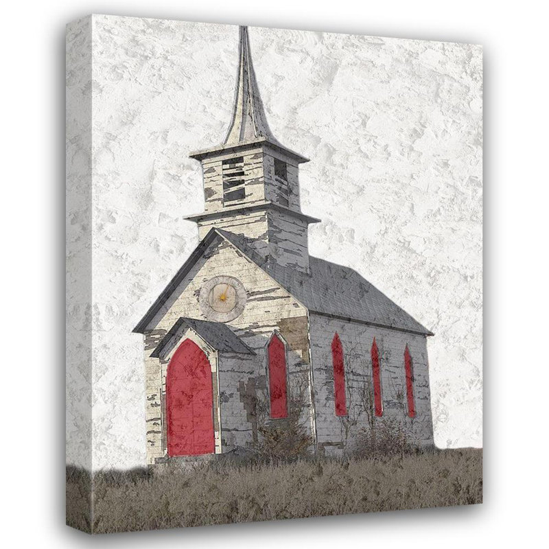 «Lark Manor ™» par Phillip, Jamie, reproduction d'art sur toile tendue: Old Church, H 18 po x l 15 po