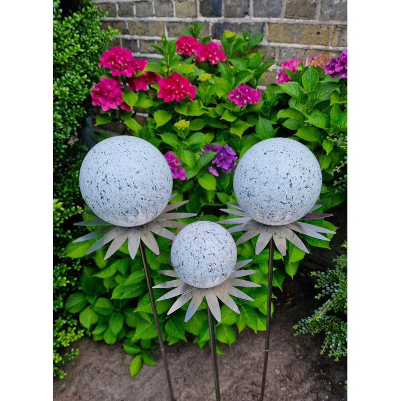 Flower Magic Milano 3 Piece Gazing Ball Set