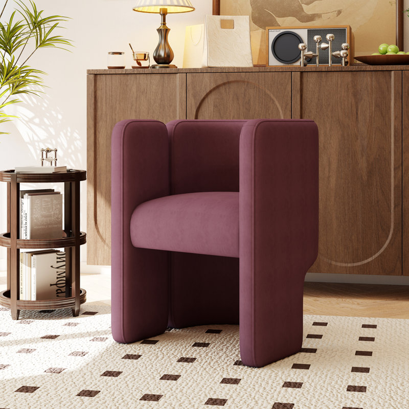 Fauteuil Beall, Mauve