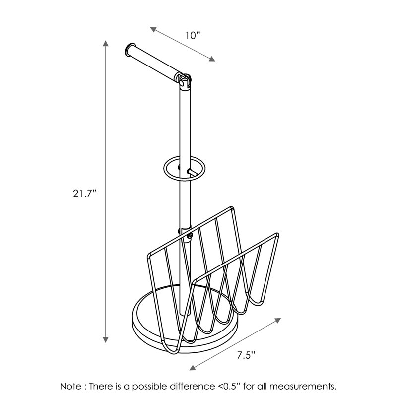 Free Standing Toilet Paper Holder