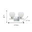 Éclairage pour meuble-lavabo à intensité variable Aimur-132504314-132504313