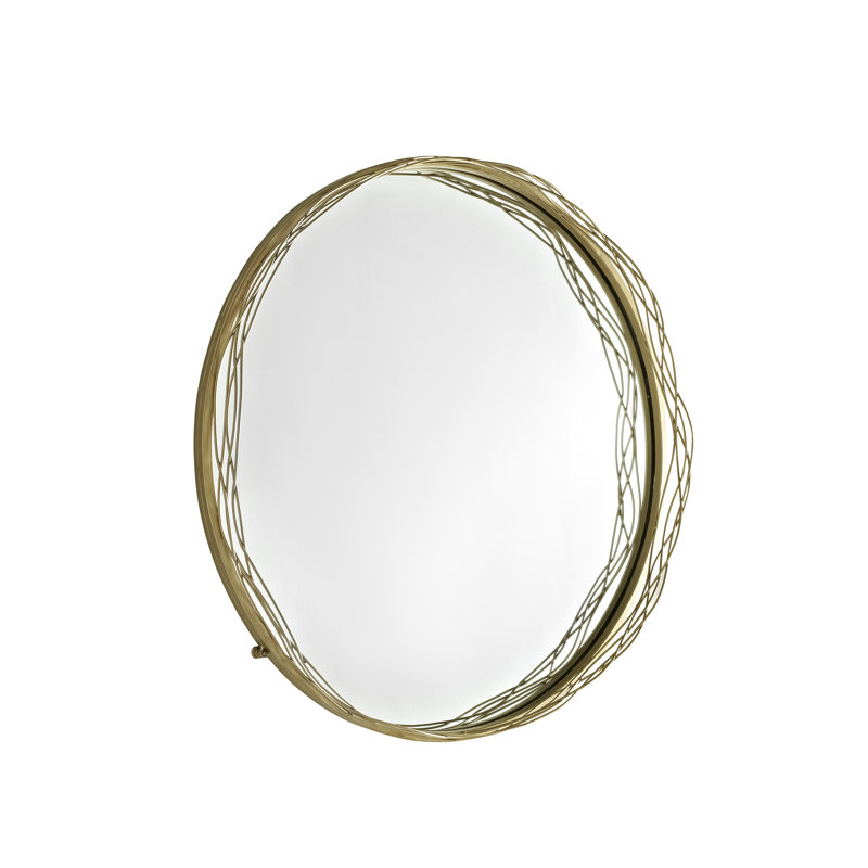 Quattlebaum Metal Flat Wall Mirror