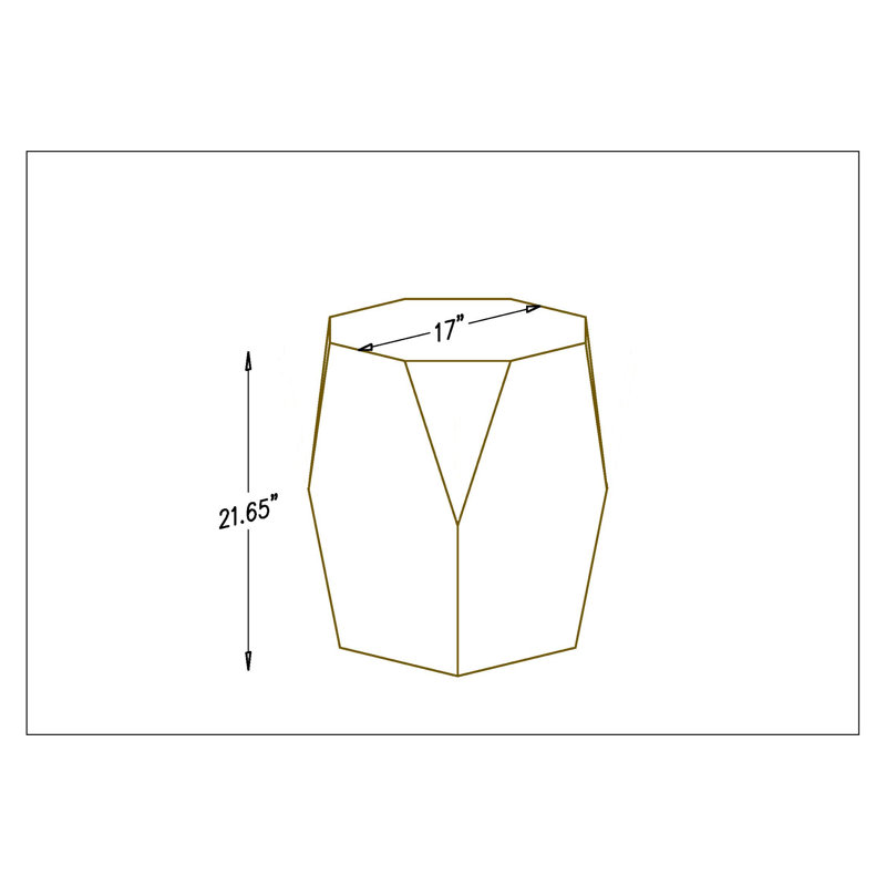 Table de bout John Block, Naturel