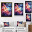 «Galaxy Celestial Fireworks I», reproduction encadrée sur toile-523855316-523855319