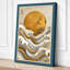 Sun Above Waves Japandi - Wrapped Canvas-1321172949-1321172968