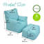 Fauteuil confortable et repose-pieds-98616275