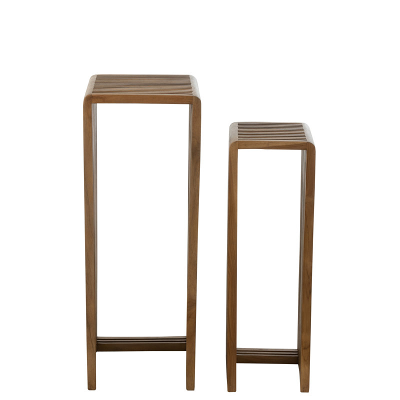 Mounah Trestle Nesting Tables, Natural