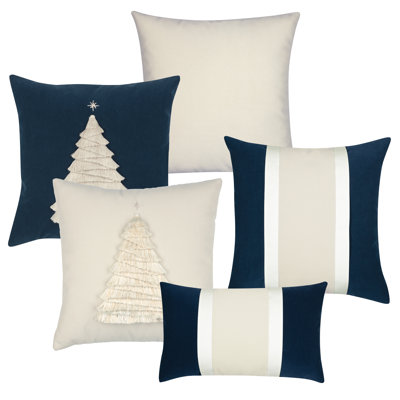 Gilded Coordinated Set of 2 Indoor & Outdoor Throw Pillows