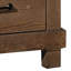 Table de chevet rustique pour chambre à coucher avec chêne antique - offre une conception de finition tranquille pour une solution de rangement